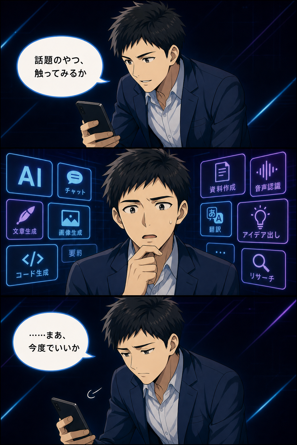 自己流で触ってみたものの